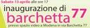BARCHETTA 77: sinergie fra giovani a Modena