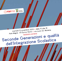 SECONDE GENERAZIONI E QUALITÀ DELL'INTEGRAZIONE SCOLASTICA