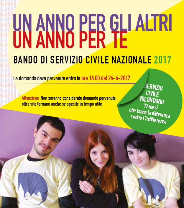 Locandina Servizio Civile Modena 2017