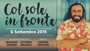 Col sole in fronte, Pavarotti, 2015