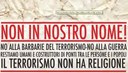 NON IN NOSTRO NOME - FIACCOLATA CONTRO IL TERRORISMO