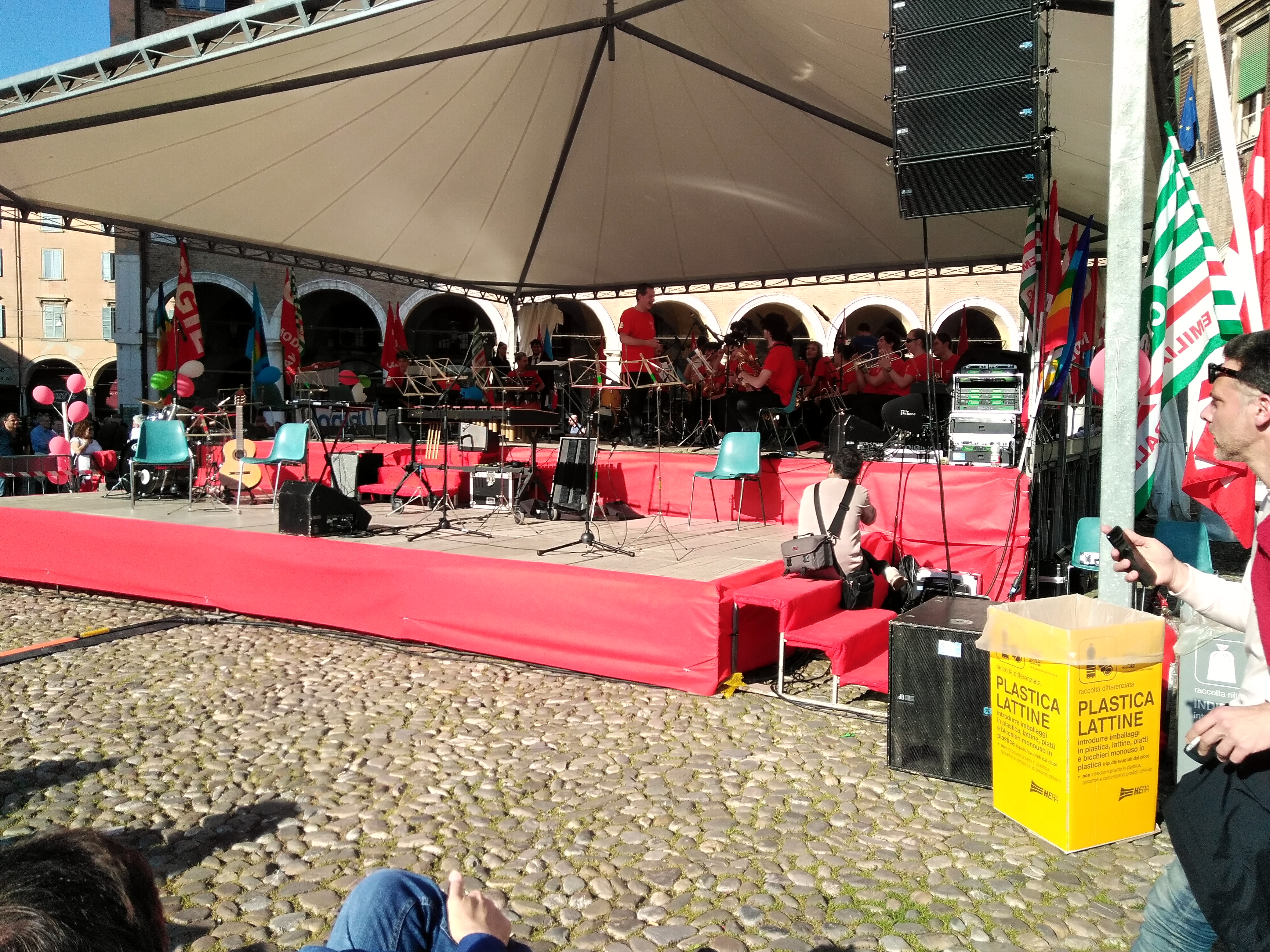 Palco Festa 1 maggio 2019