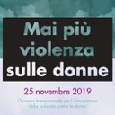 Giornata contro la violenza sulle donne 2019