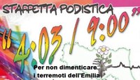 PARTE DA MODENA LA STAFFETTA PODISTICA PER NON DIMENTICARE I TERREMOTI DELL'EMILIA