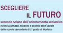 SCEGLIERE IL FUTURO.   2° SALONE DELL'ORIENTAMENTO SCOLASTICO