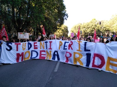 Striscione studenti