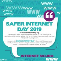 Safer Internet Day 2019 - Modena Safer Internet Day 2019 - Modena