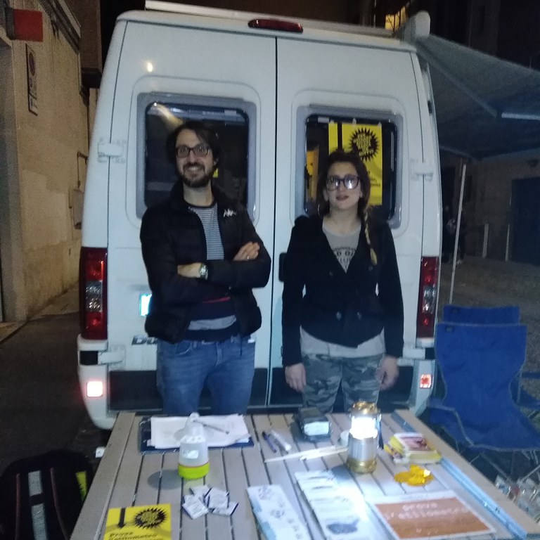 Il "Nessun dorma" del progetto Buonalanotte alla Notte Bianca di Modena Il "Nessun dorma" del progetto Buonalanotte alla Notte Bianca di Modena
